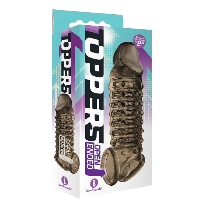The 9s Toppers Open Ended Extender Smoke Icon Brands Dildos The 9s Toppers Open Ended Extender Smoke Icon Brands Dildos