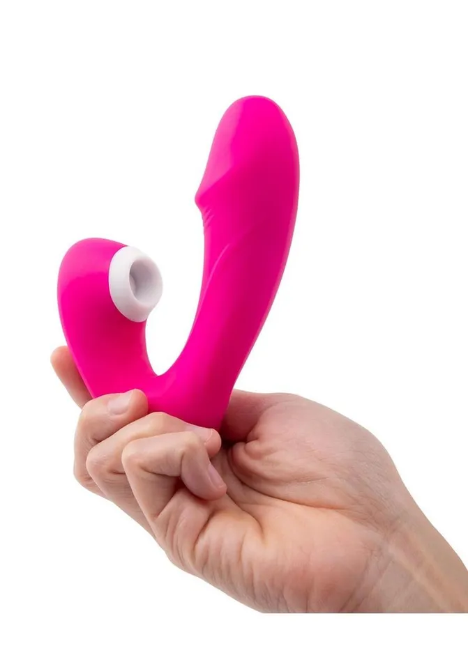 Together Toys Female Sex Toys Together Toys Internal Kisses Silicone Rechargeable Dual Stimulation Vibrator with Remote Control