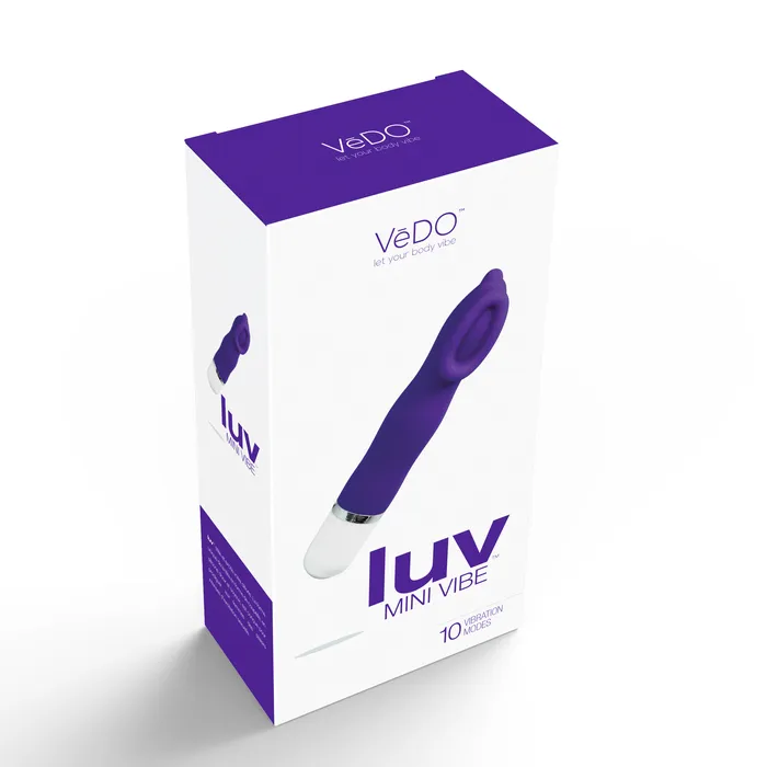 VeDO Vibrators Luv Mini Vibe Into You Indigo VeDO Vibrators Luv Mini Vibe Into You Indigo