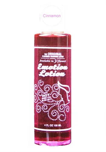 Vibrators Emotion Lotion Emotion Lotion Cinnamon 4 Fl Oz