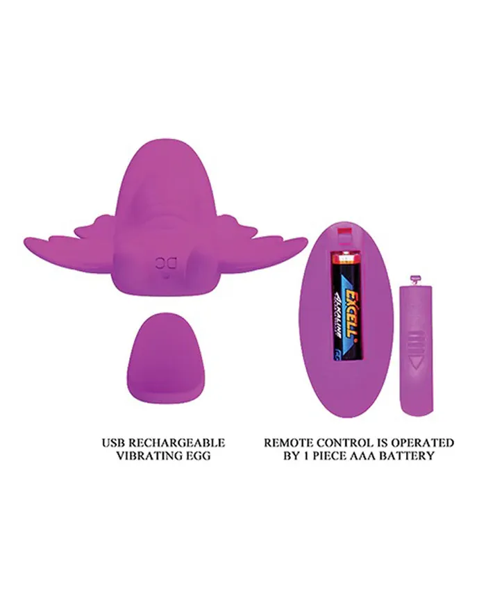 Vibrators Pretty Love Pretty Love Romance Aileen Magnetic Butterfly Panty Vibe