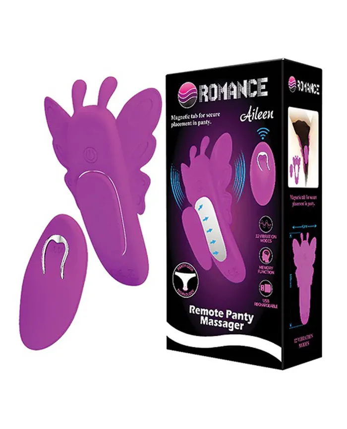 Vibrators Pretty Love Pretty Love Romance Aileen Magnetic Butterfly Panty Vibe