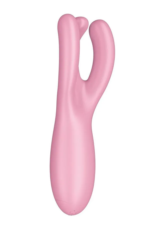 Vibrators Satisfyer Satisfyer Threesome 4 Rechargeable Silicone Vibrator