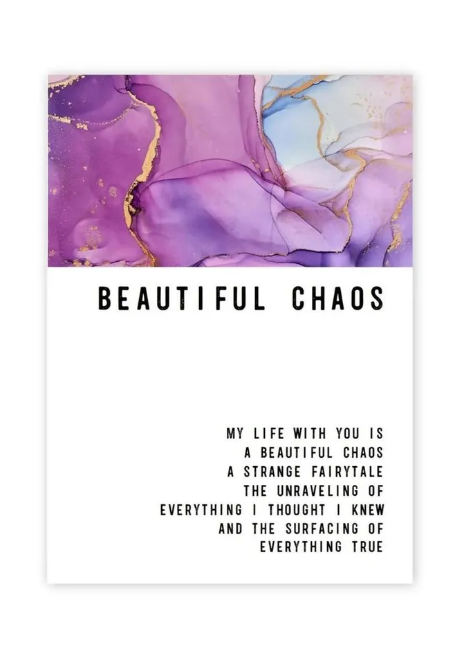 Warm Human Beautiful Chaos Greeting Card Warm Human Vibrators