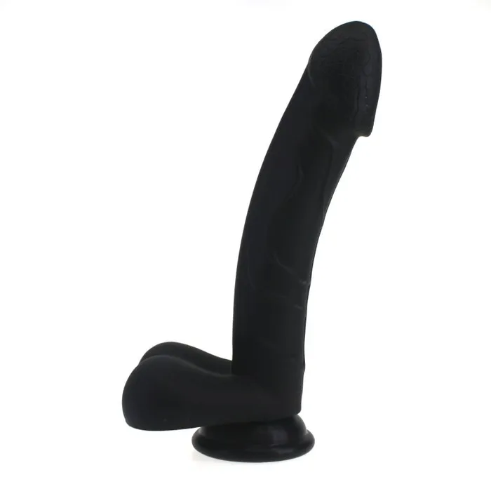 XMEN Dildos Realistic Cock w Balls Black