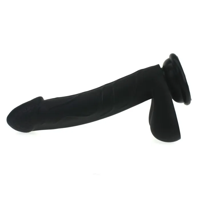 XMEN Dildos Realistic Cock w Balls Black