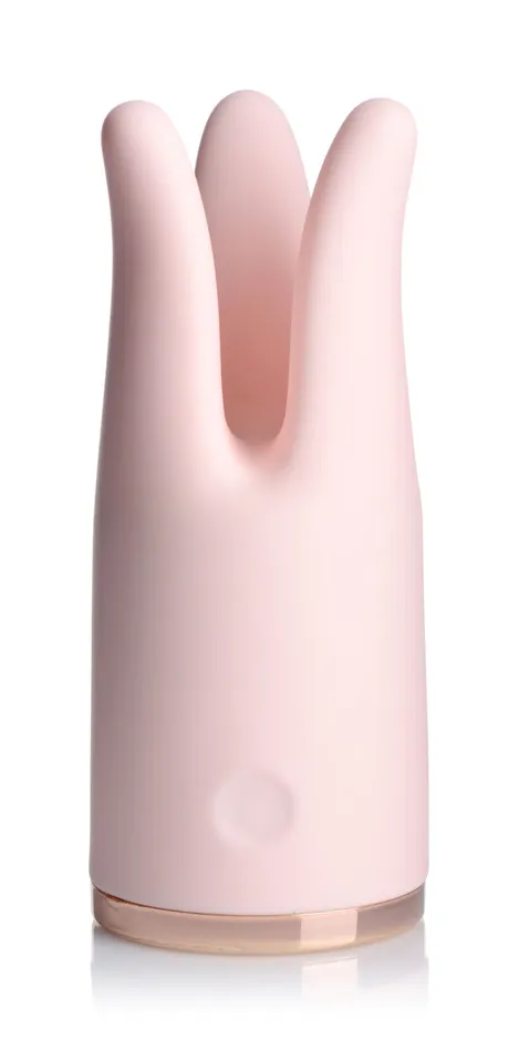 XR Brands inmi Vibrassage Twirl 10x Vibrating Clit Teaser Pink Vibrators