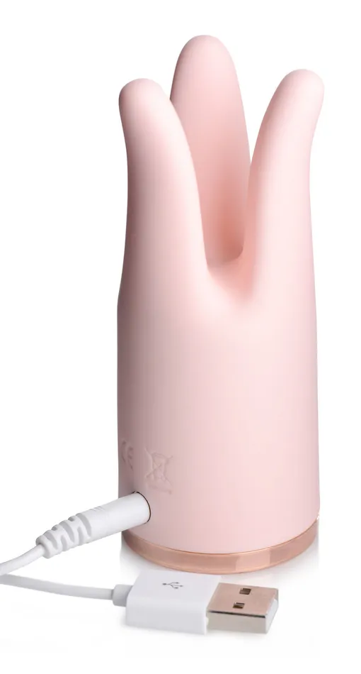 XR Brands inmi Vibrassage Twirl 10x Vibrating Clit Teaser Pink Vibrators XR Brands inmi Vibrassage Twirl 10x Vibrating Clit Teaser Pink Vibrators