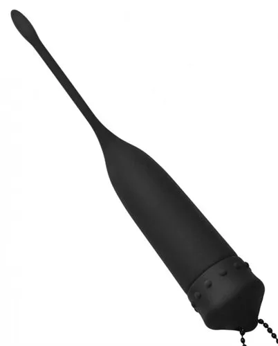 XR Brands Master Series Anal Cadence Vibrating Silicone Sound Black