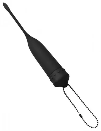 XR Brands Master Series Anal Cadence Vibrating Silicone Sound Black