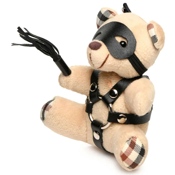XR Brands Master Series Vibrators BDSM Teddy Bear Keychain XR Brands Master Series Vibrators BDSM Teddy Bear Keychain