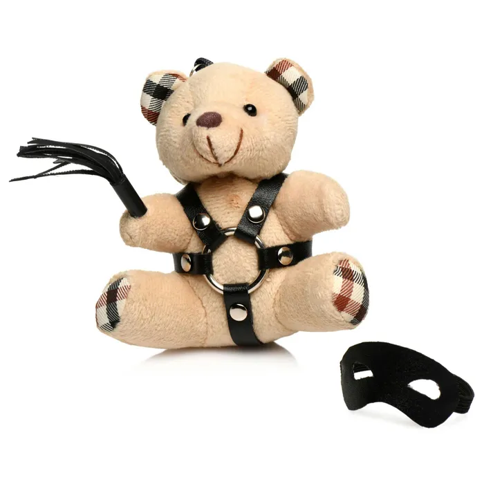 XR Brands Master Series Vibrators BDSM Teddy Bear Keychain XR Brands Master Series Vibrators BDSM Teddy Bear Keychain