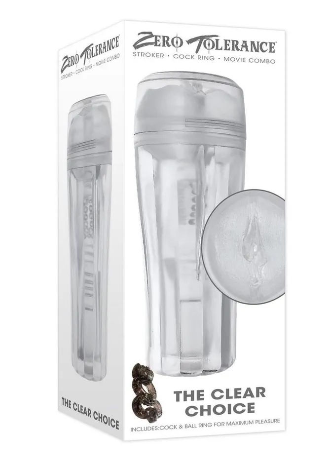 Zero Tolarance The Clear Choice Pussy Masturbator Zero Tolerance Male Sex Toys