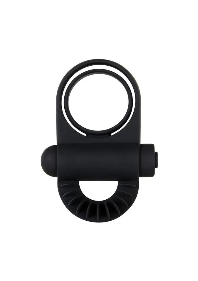 Zero Tolerance Male Sex Toys Zero Tolerance Bell Ringer Rechargeable Silicone Vibrating Cock Ring with Clitoral Stimulator and Ball Strap
