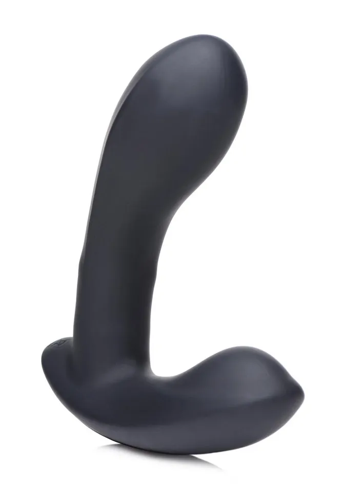 Zeus Electrosex Male Sex Toys Zeus Vibrating and EStim Silicone Rechargeable Prostate Massager with Remote Control